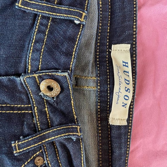 HUDSON LOWRISE DARK WASH JEANS - Picture 7 of 7